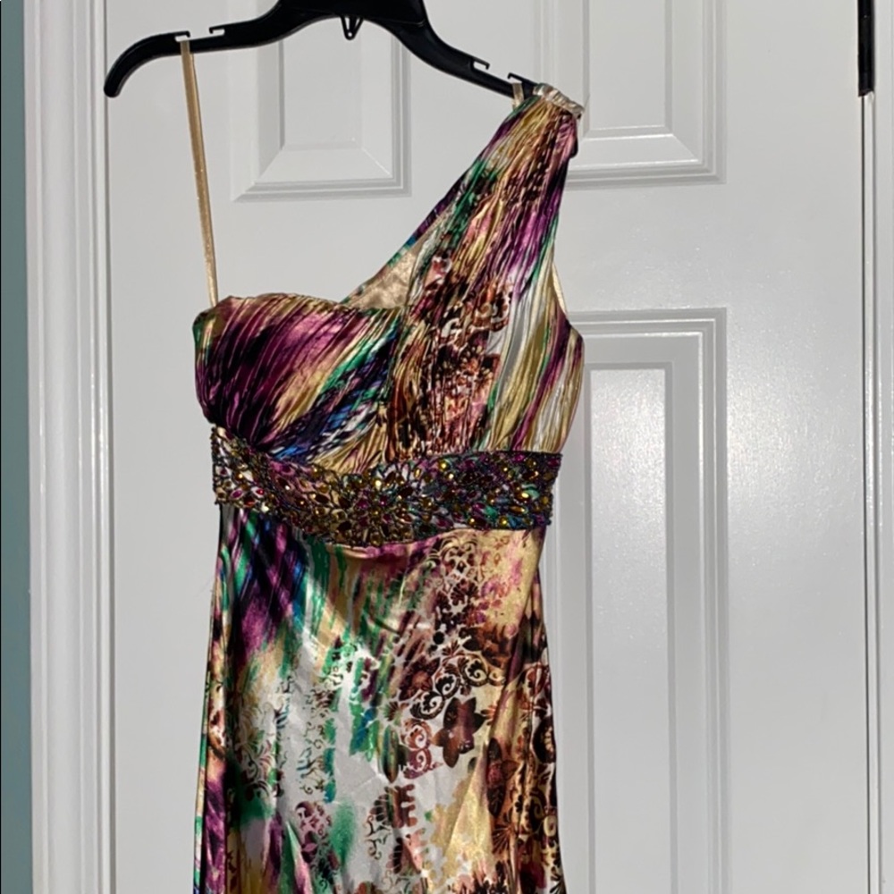 Cinderella Divine One Shoulder Prom Pageant Gown